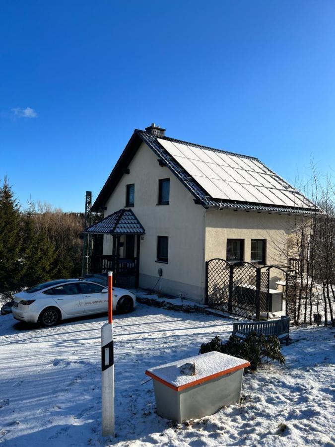 Altenberg Luxus Ferienhaus Erzgebirge In Alleinlage מראה חיצוני תמונה